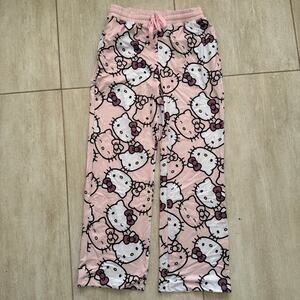 NEW SANRIO HELLO KITTY PAJAMA PANTS SZ MEDIUM WOMENS! - 0210